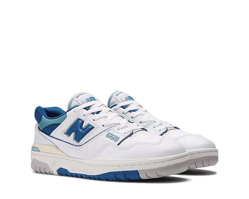 New Balance 550 White / Blue Groove / Moonstone BB550NCF