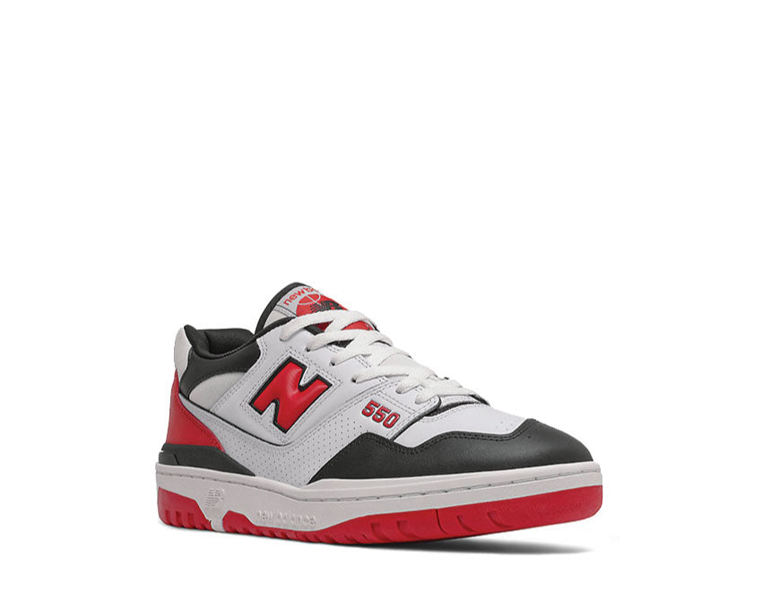 New Balance 550 White / Team Red / Black BB550HR1