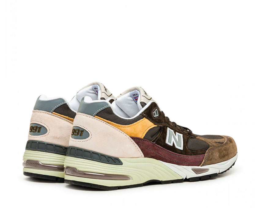 New Balance Made in UK 991 Green / Wine / Yellow M991GYB