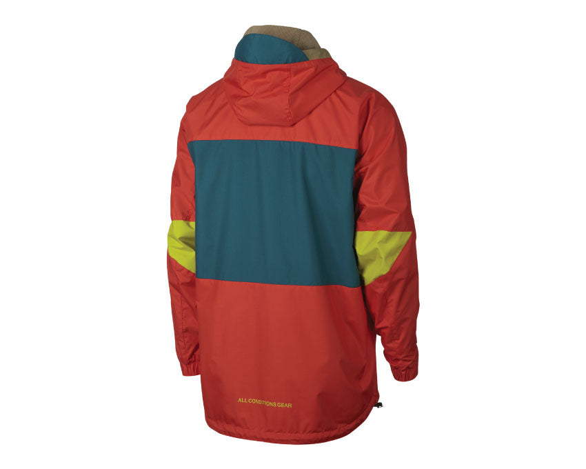 Nike ACG Anorak Habanero Red Geode Teal Parachute Beige AQ2294-634