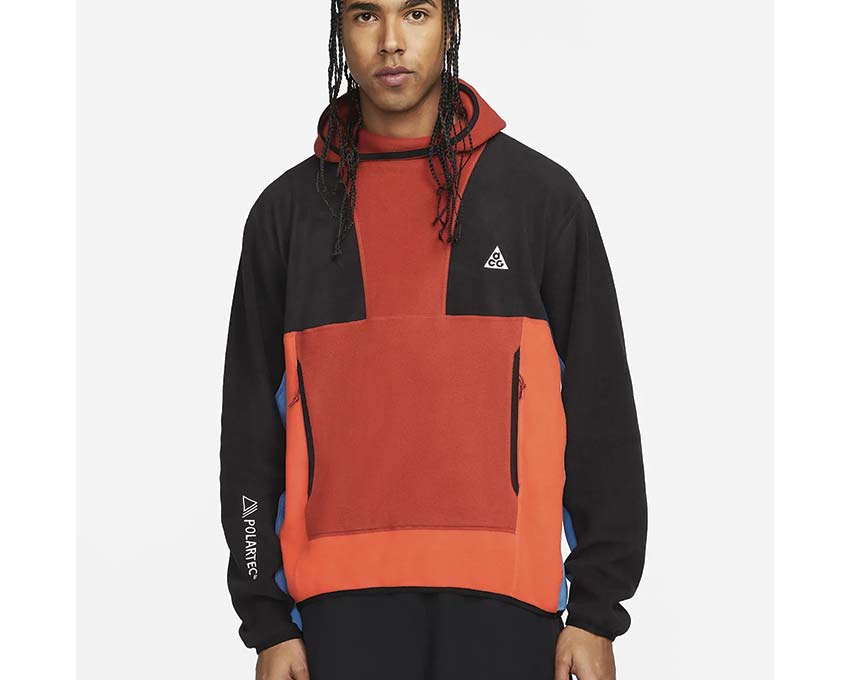 Nike ACG Polartec Wolf Tree Cinnabar / Black - Rush Orange - Dutch Blue CV0642-671