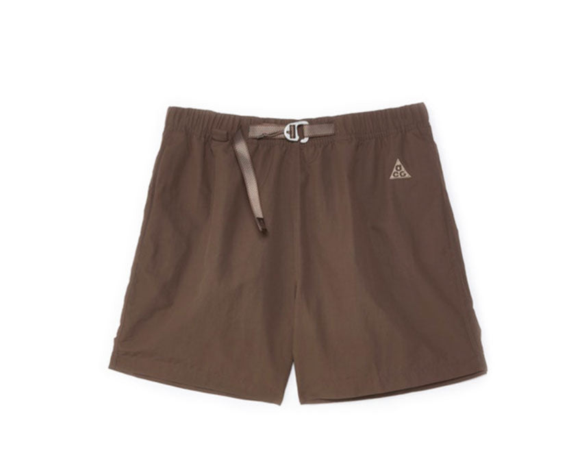 nike acg shorts brown