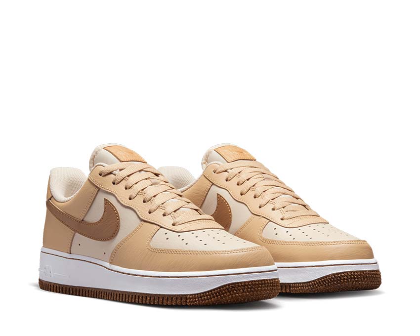 Nike Air Force 1 '07 EMB Pearl White / Ale Brown - Sesame - White DQ7660-200