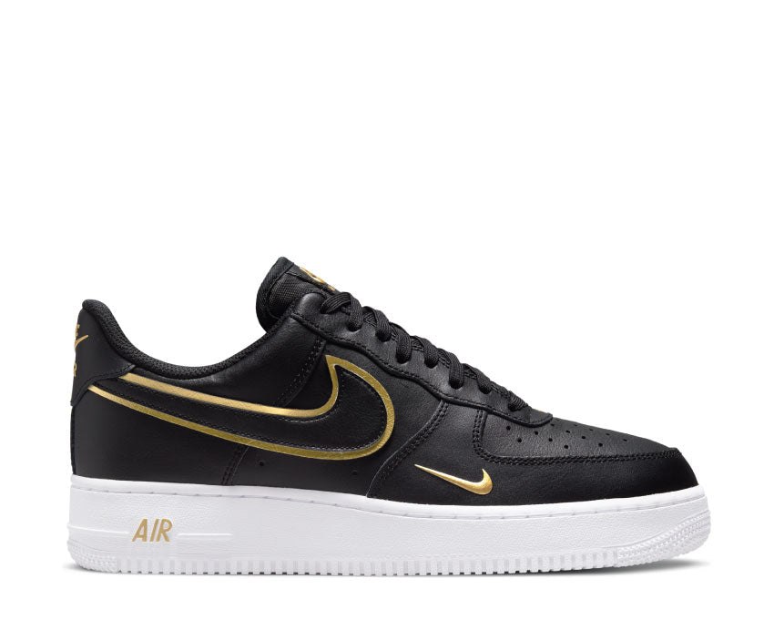 Nike Air Force 1 '07 LV8 Black / Black - Metallic Gold - White DA8481-001