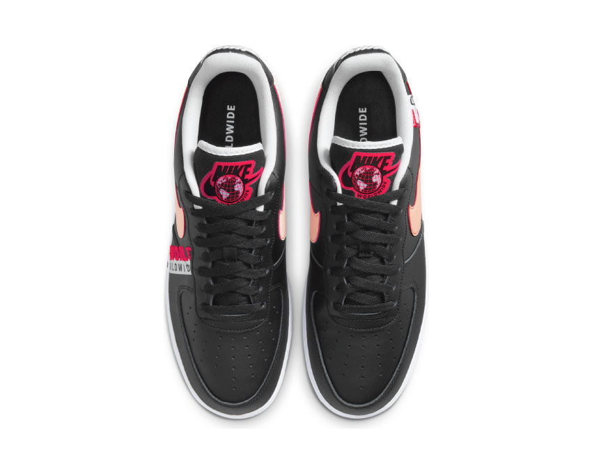 Nike Air Force 1 '07 LV8 Black / Crimson Tint - Flash Crimson - White CK6924-001