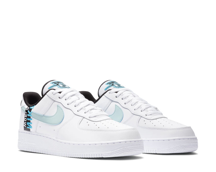 Nike Air Force 1 '07 LV8 White / Glacier Blue - Blue Fury - Black CK6924-100