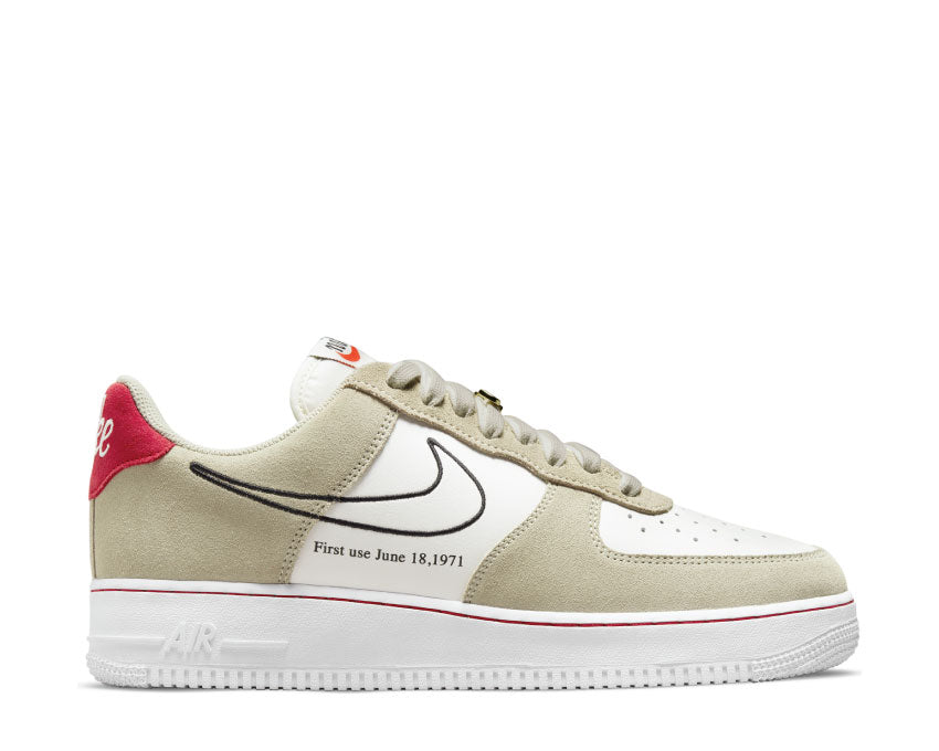 Nike Air Force 1 Low First Use Light Sail Red DB3597-100 in 2023