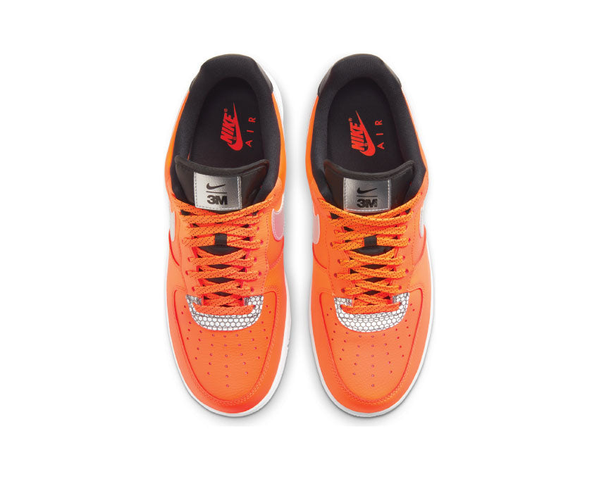Nike Air Force 1 '07 LV8 Total Orange / Metallic Silver - Black CT2299-800