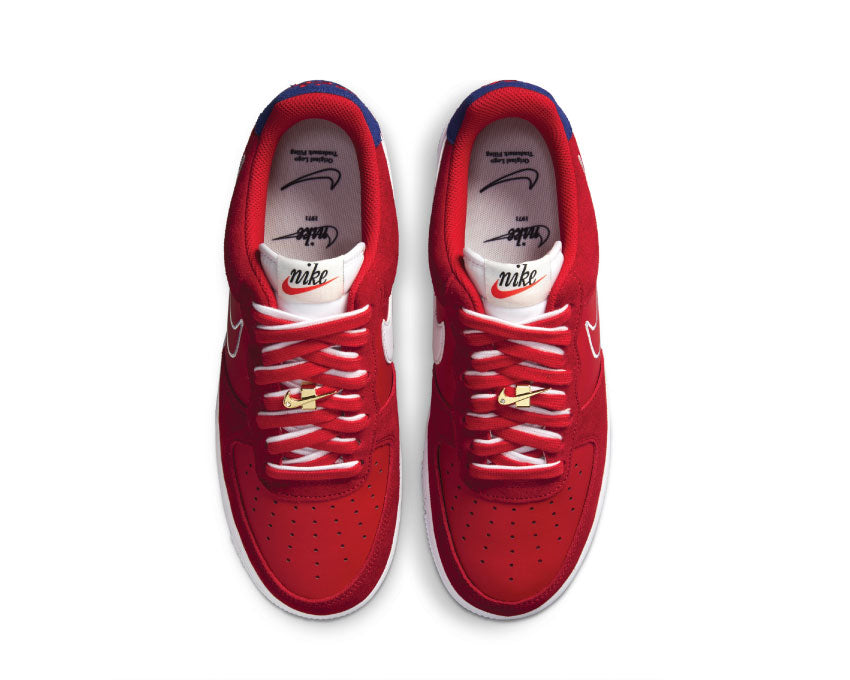 Nike Air Force 1 '07 LV8 University Red / White - Deep Royal Blue DB3597-600