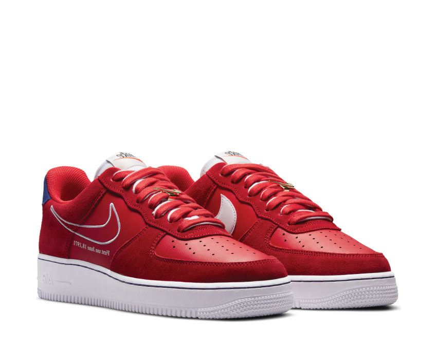 Nike Air Force 1 '07 LV8 University Red / White - Deep Royal Blue DB3597-600