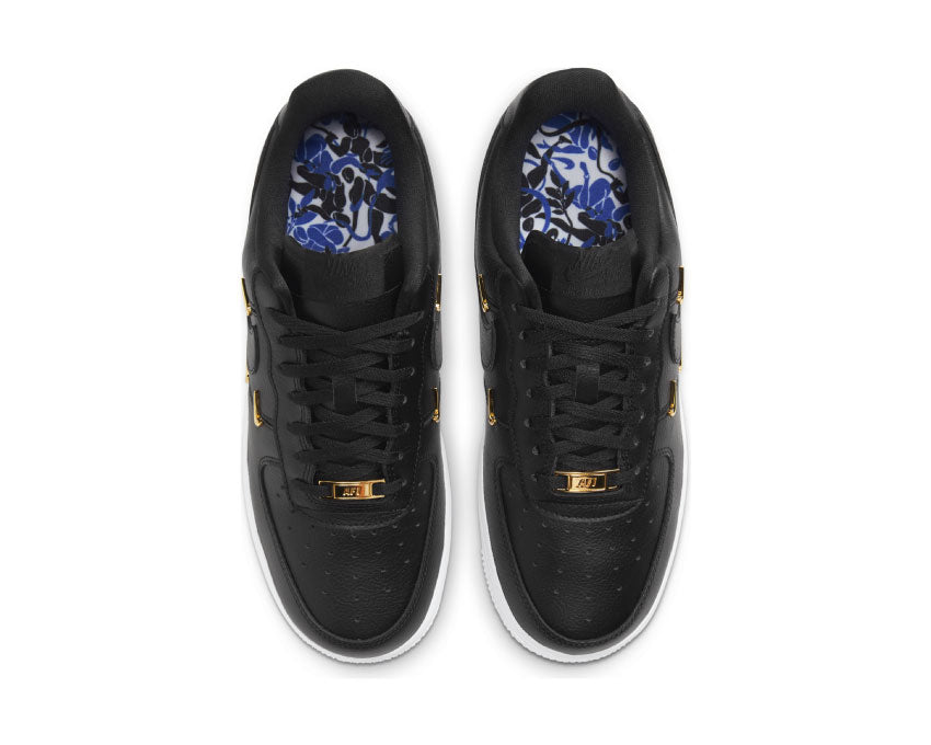 Nike Air Force 1 '07 LX Black / Black - Metallic Gold - Hyper Royal CT1990-001