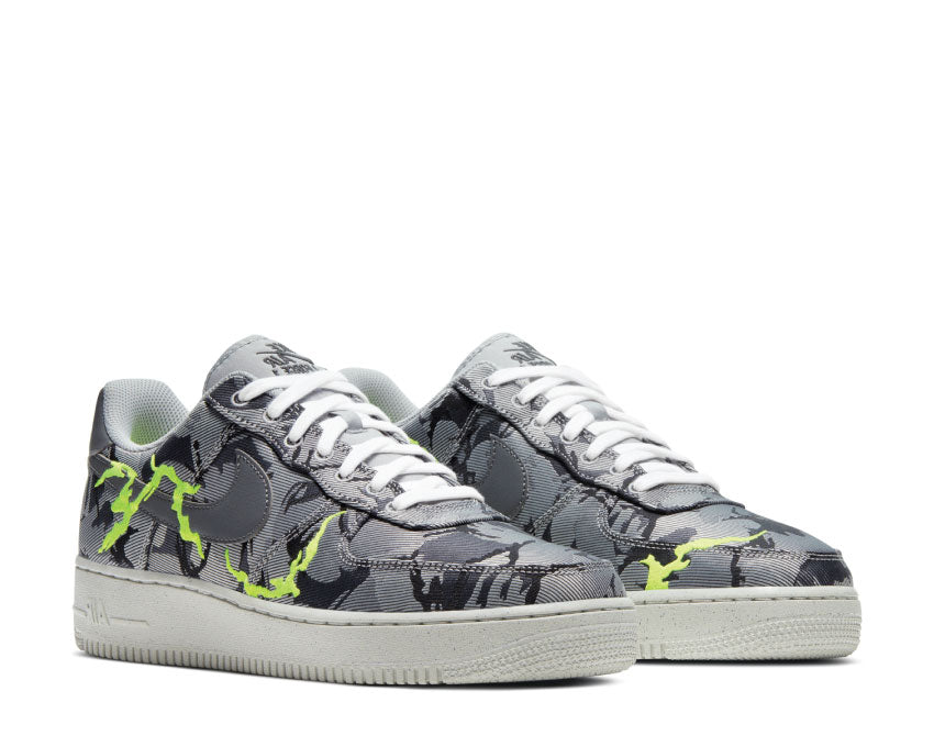 Nike Air Force 1 '07 LX LT Smoke Grey / Smoke Grey - Electric Green CV1725-001