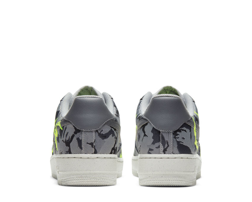 Nike Air Force 1 '07 LX LT Smoke Grey / Smoke Grey - Electric Green CV1725-001