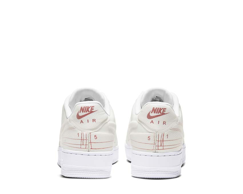 Nike Air Force 1 '07 LX Summit White / Summit White - University Red CI3445-100