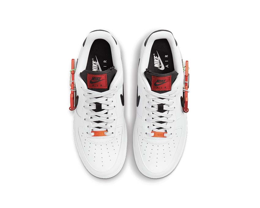 Nike Air Force 1 '07 Premium White / Black - Pomegranate - Habanero Red DH7579-100