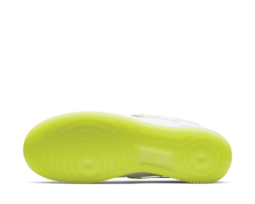 Nike Air Force 1 '07 Premium White Volt Hyper Jade AT4143-100