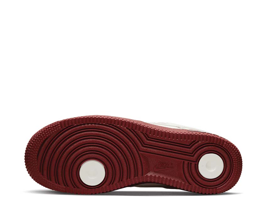 Nike Air Force 1 '07 Sail / Team Red - Metallic Gold - Black DQ7582-100