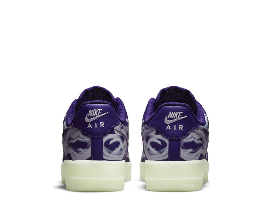 Nike Air Force 1 '07 Skeleton QS Court Purple / Court Purple - White CU8067-500