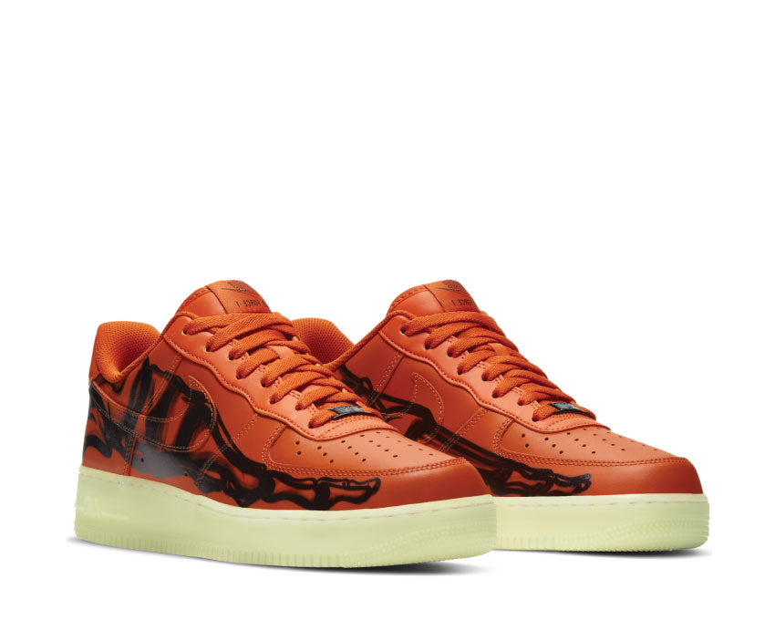 Nike Air Force 1 '07 Skeleton QS Starfish / Starfish - Black CU8067-800