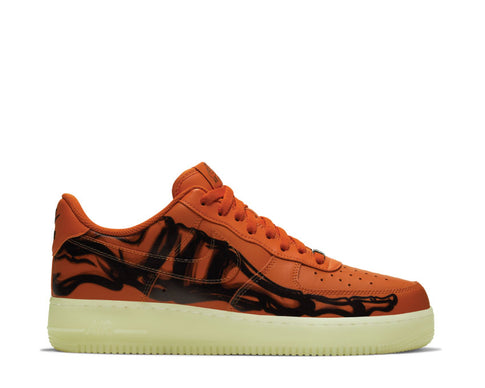 Nike Air Force 1 '07 Skeleton QS Starfish / Starfish - Black CU8067-800