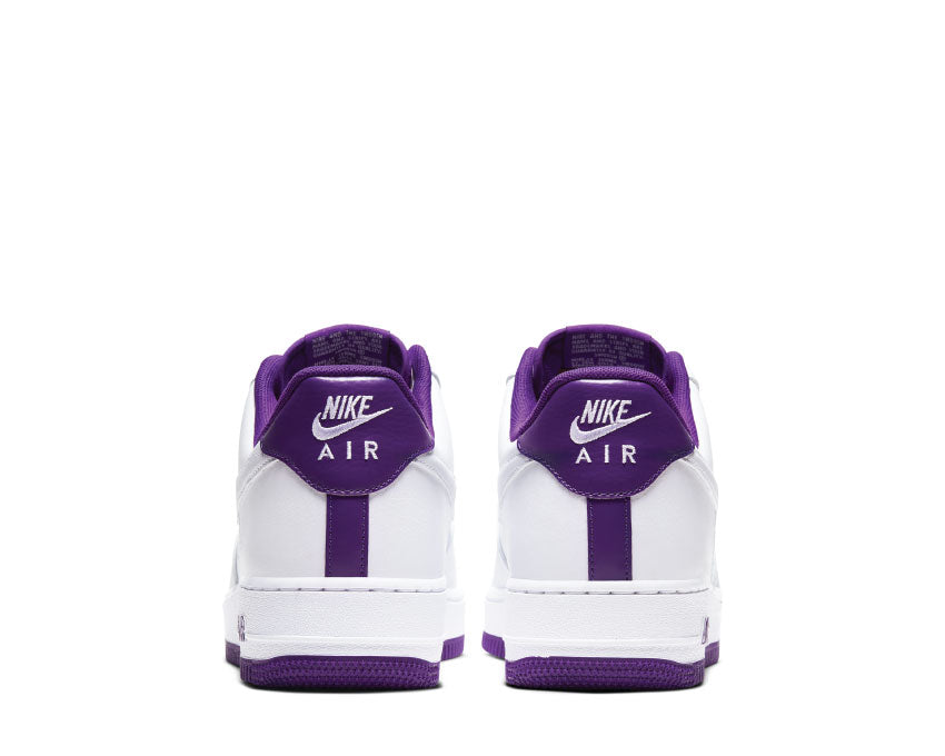 Nike Air Force 1 '07 White / White - Voltage Purple CJ1380-100