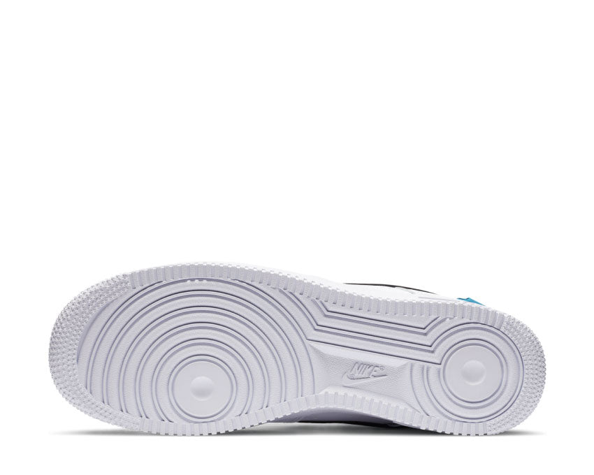 Nike Air Force 1 '07 White / Blue Fury - Black CK7648-100