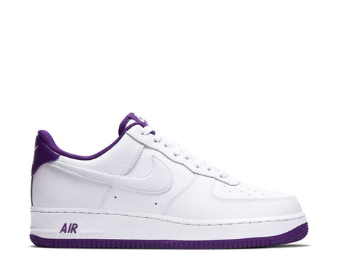 Nike Air Force 1 '07 White / White - Voltage Purple CJ1380-100
