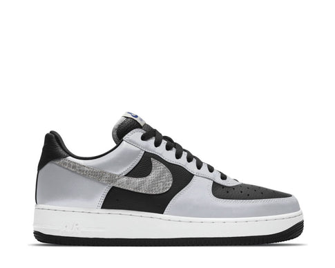 Nike Air Force 1 B Black / Black - Silver DJ6033-001