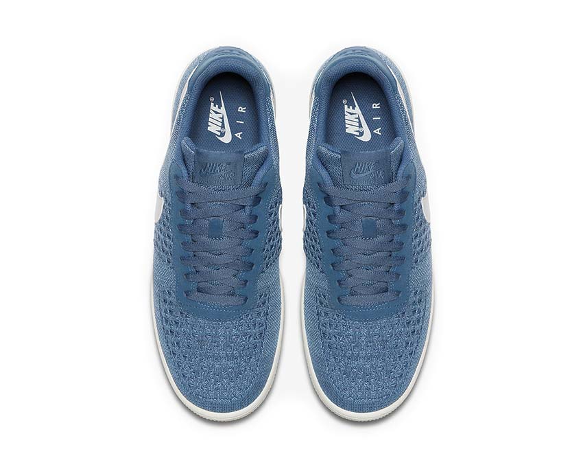 Nike Air Force 1 Flyknit 2.0 Ocean Fog Summit White Work Blue CI0051-400