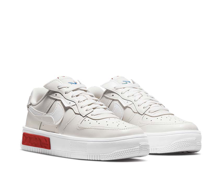 Nike Air Force 1 Fontanka Phantom / Phantom - White - University Red DH1290-001