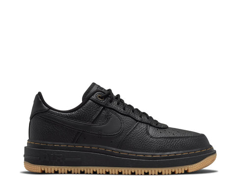 Nike Air Force 1 LUXE Black / Black - Bucktan - Gum Yellow DB4109-001