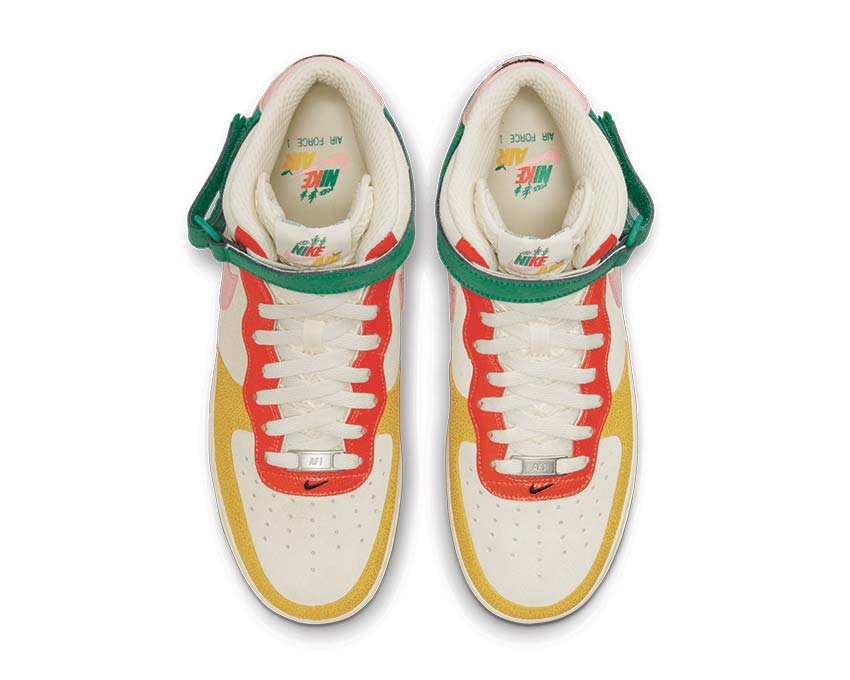 Nike Air Force 1 Mid NH Coconut Milk / Bleached Coral - Vivid Sulfur DR0158-100