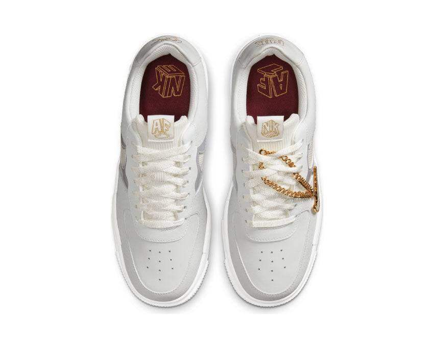 Nike Air Force 1 Pixel Summit White / Summit White - Dark Beetroot DC1160-100