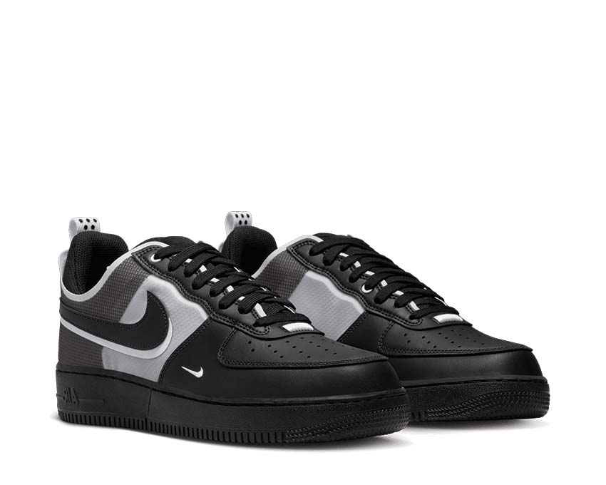 Nike Air Force 1 React Black / Black - White DM0573-002