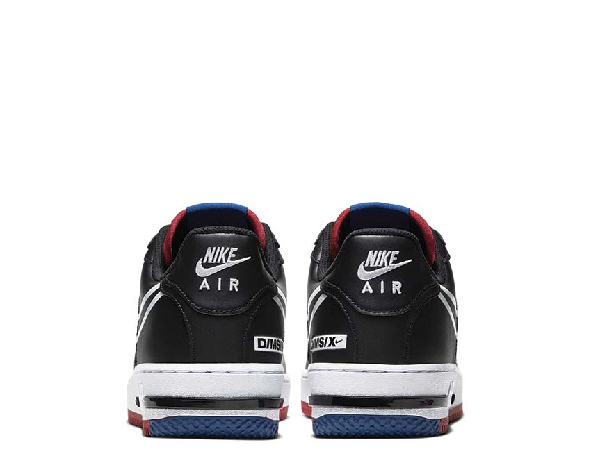 Nike Air Force 1 React Black / White - Gym Red - Gym Blue CT1020-001