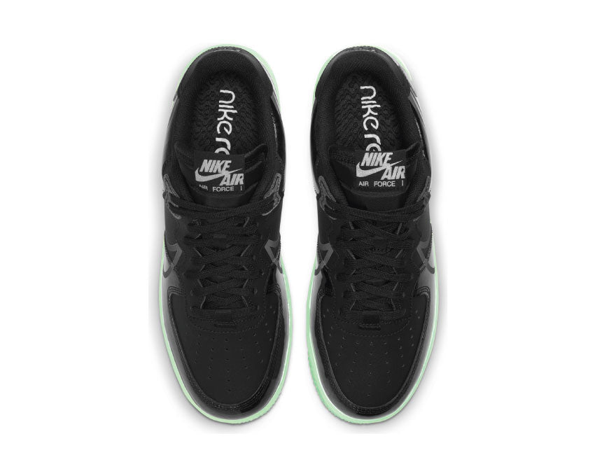Nike Air Force 1 React LV8 Black / Black - Barely Green CV2218-001