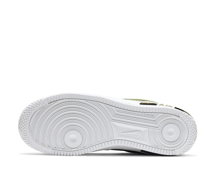 Nike Air Force 1 React LX Anthracite / Black - Volt - Habanero Red CT3316-003