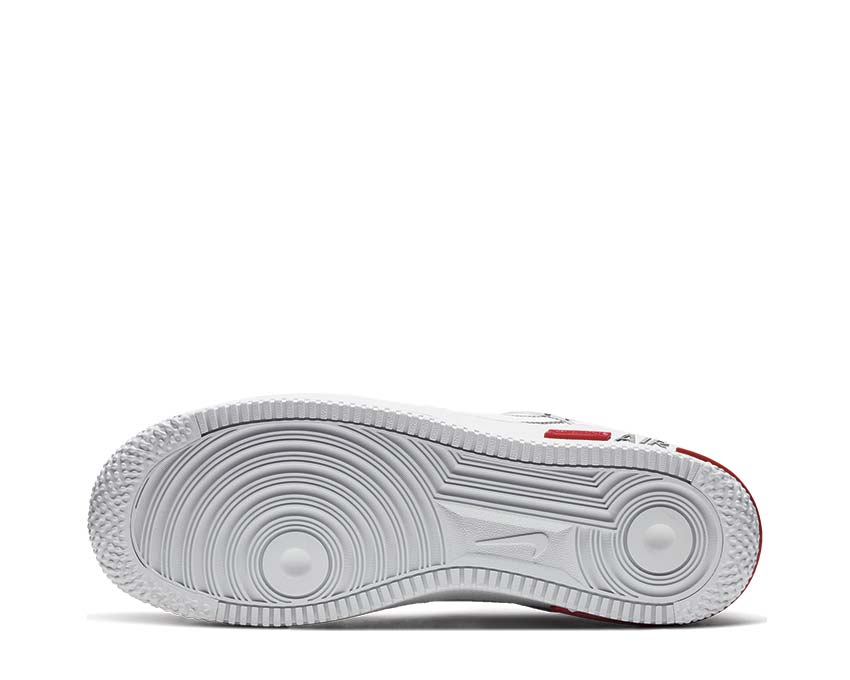 Nike Air Force 1 White / Black - University Red CD4366-100