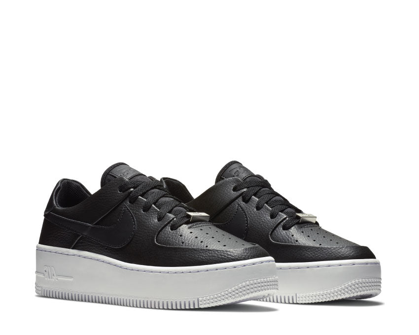 Nike Air Force 1 Sage Low Black / Black - White AR5339-002