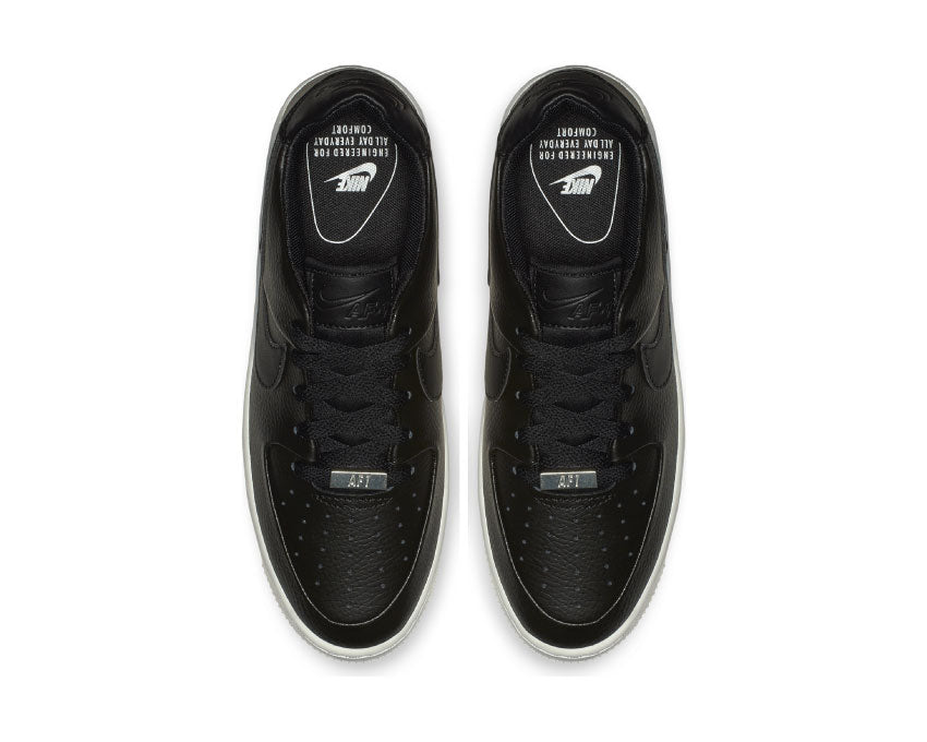 Nike Air Force 1 Sage Low Black / Black - White AR5339-002