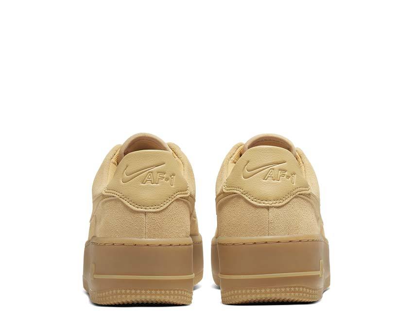 Nike Air Force 1 Sage Low Club Gold / Club Gold - Gum Light Brown CT3432-700