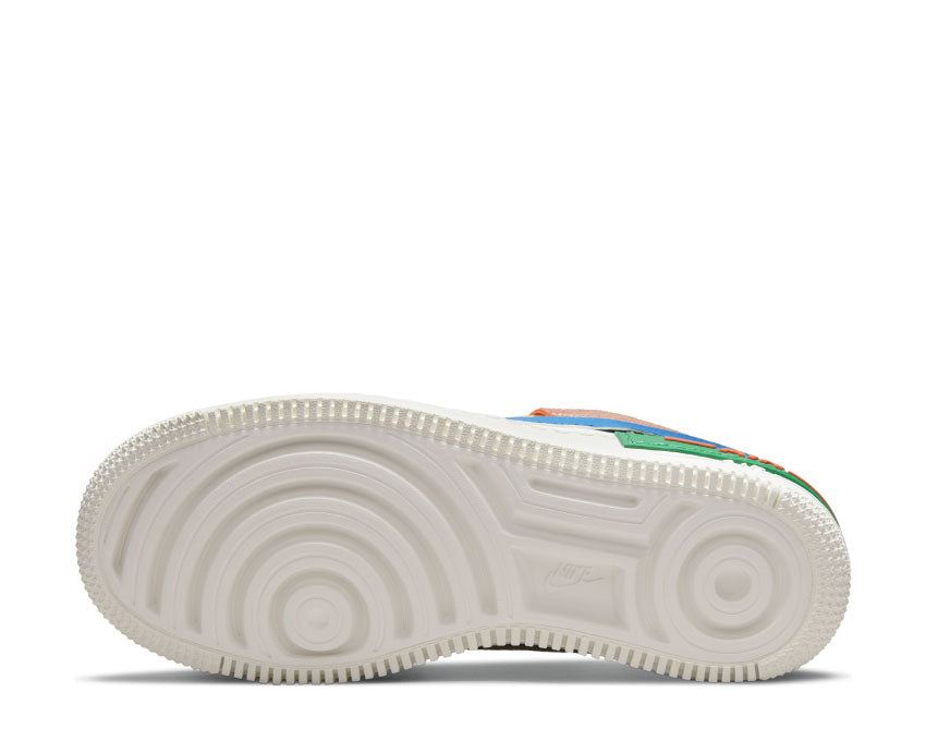 Nike Air Force 1 Shadow Sail / Signal Blue - Green Noise - Cream II CI0919-109