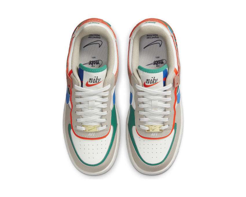 Nike Air Force 1 Shadow Sail / Signal Blue - Green Noise - Cream II CI0919-109