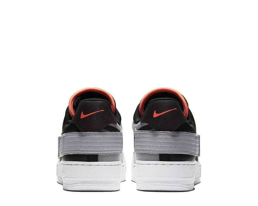 Nike Air Force 1 Type Black / Hyper Crimson - Wolf Grey - White CQ2344-001