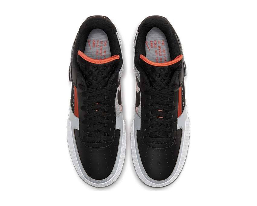 Nike Air Force 1 Type Black / Hyper Crimson - Wolf Grey - White CQ2344-001