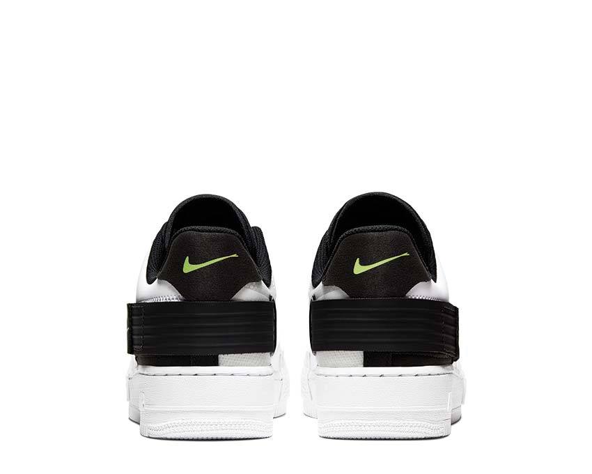 Nike Air Force 1 Type White / Volt - Black - White AT7859-101