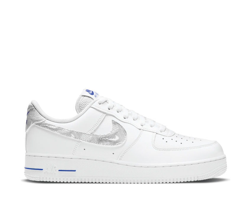 Nike Air Force 1 White / Black - Racer Blue DH3941-101