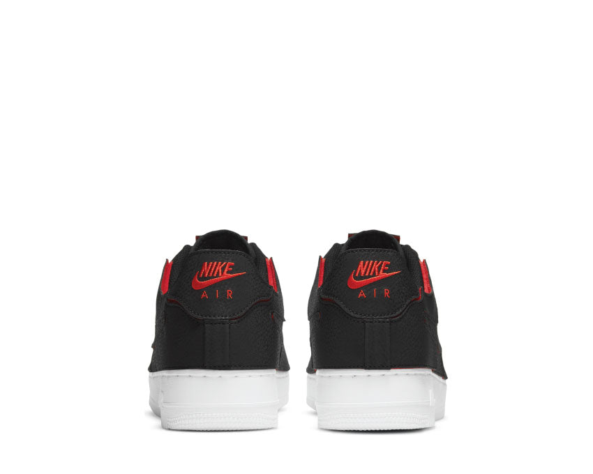 Nike Air Force 1/1 Black / Black - Chile Red - Pine Green DD2429-001