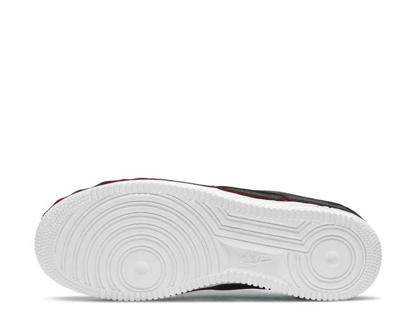 Nike Air Force 1/1 Black / Black - Chile Red - Pine Green DD2429-001