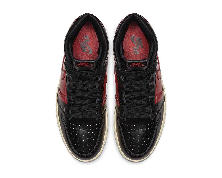 Jordan 1 Defiant Style Black Gym Red Muslin BQ6682-006